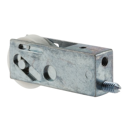 Prime-Line Single 1-1/4 in. Nylon Roller Assembly, Diecast Plain Back Housing Single Pack D 1587